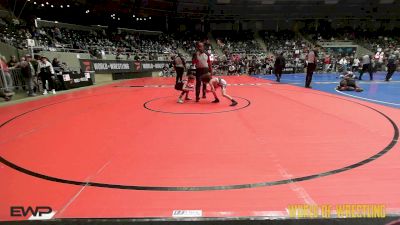 67 lbs Consi Of 16 #1 - Landon Walker, Backyard Brawlers vs Lambertus Van Foeken, Sly Fox