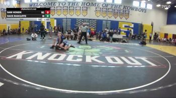 144 lbs Round 3 (8 Team) - Sam Honzik, Wellington vs Race Radcliffe, Black Hive