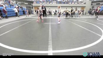 62 lbs Rr Rnd 3 - Bryton Mason, Cowboy Wrestling Club vs Paisley Schroerlucke, Watonga Youth Wrestling