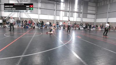 49.5-50.2 lbs Champ. Round 1 - Aiden Cox, St. Maries Wrestling Club vs Kamden Legg, Washington