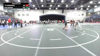174 lbs Champ. Round 2 - Cole Hivnor, Mt. Olive vs Ty Rodriguez, Southeastern