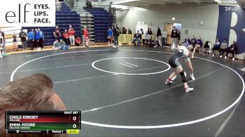 100 lbs. Cons. Round 5 - Chole Kirksey, Willard vs Emma Moore, Walton-Verona