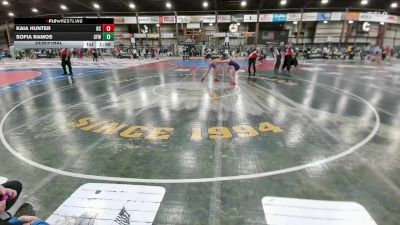 106 lbs Semifinal - Sofia Ramos, Central Florida Wrestling vs Kaia Hunter, Bennett County