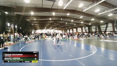 38 lbs Quarterfinal - Brooks Harmon, Payson Lions Wrestling Club vs Teague Southwick, Westlake