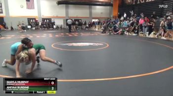120 lbs 7th Place Match - Amiyah Burdine, Cedar Rapids Jefferson vs Shayla Murphy, Dubuque Hempstead