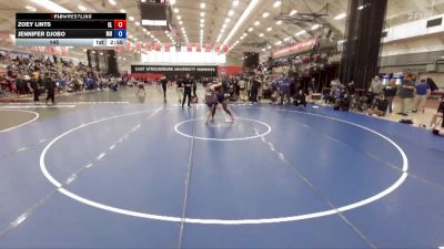 145 lbs Round 4 (12 Team) - Jennifer Djobo, Marymount vs Zoey Lints, Elmira College