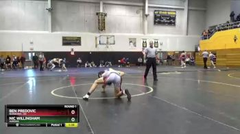 150 lbs Round 1 - NIC WILLINGHAM, Aurora vs Ben Predovic, NORDONIA, OH