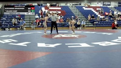 133 lbs Quarterfinal - Alexander Grabowski, Montreat College vs Leland Camp, Reinhardt University (ga)