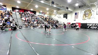 150 lbs Semifinal - Michael Romero, St. John Bosco vs Diego McDonald, Marshall