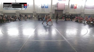 120 lbs Maddex Ewy, Oklahoma Blue vs Bryce Lavoie, Texas