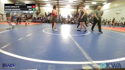 Rr Rnd 1 - KEVIN LINVILLE Jr, Skiatook Youth Wrestling vs Kayden Swanson, Barnsdall Youth Wrestling