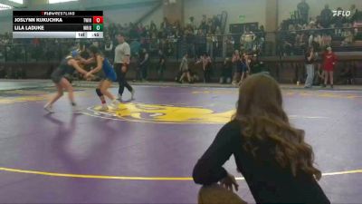 95-103 lbs Round 1 - Lila LaDuke, Wright JH School vs Joslynn Kukuchka, Twin Spruce