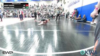 73-88 lbs Rr Rnd 1 - Kaedy Cooper, Grove Takedown Club vs Autumn Foust, Keystone Kids Wrestling Club