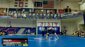 215 lbs Placement (16 Team) - Trevan Bell, Mt Vernon vs Antonio Cisneros-Rodriguez, Purdue Polytechnic