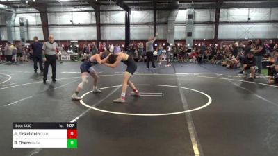 110 lbs Quarterfinal - Jack Finkelstein, Olympic vs Braiden Ohern, Washington Y