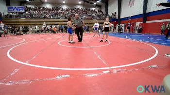 110 lbs 3rd Place - Reid Lauerman, McAlester Youth Wrestling vs Bentley Berryhill, Glenpool Warriors