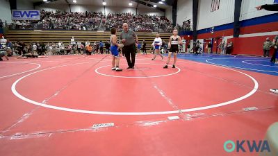 110 lbs 3rd Place - Reid Lauerman, McAlester Youth Wrestling vs Bentley Berryhill, Glenpool Warriors