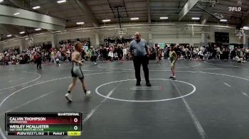 75 lbs Quarterfinal - Calvin Thompson, Headhunters vs Wesley McAllister, UQA Lions Wrestling Club