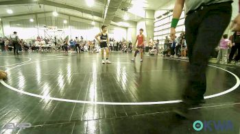 100 lbs 2nd Place - Noah Herron, Collinsville Cardinal Youth Wrestling vs Abel Vigil, Team Nomad