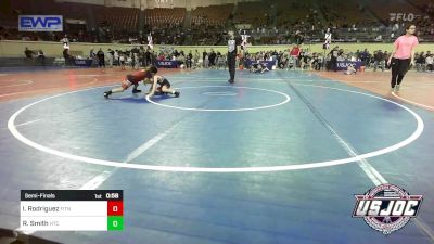 60 lbs Semifinal - Isaiah Rodriguez, Fitness Fight Factory Wrestling Club vs Riggs Smith, Hinton Takedown Club