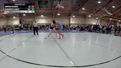 110 lbs Cons. Round 3 - Elizabeth Lowry, Whetstone High School vs Jordan Bugara, Alliance High School