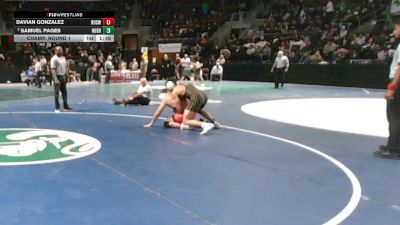 5A 175 lbs Champ. Round 1 - Davian Gonzalez, Roswell vs Samuel Pages, Hobbs