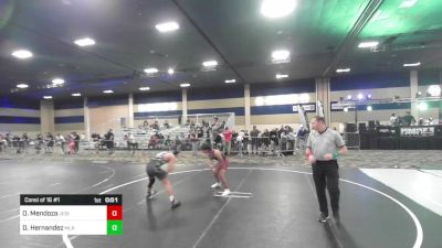 126 lbs Consi Of 16 #1 - Osvaldo Mendoza, Jedi Wr Ac vs Deegan Hernandez, Mlk Hs