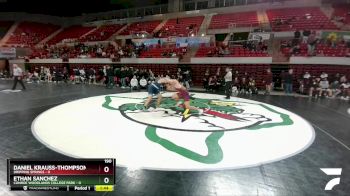 190 lbs Quarters & 1st Wb (16 Team) - Daniel Krauss-Thompson, Dripping Springs vs Ethan Sanchez, Conroe Woodlands College Park