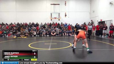 DIVISION 15 lbs Round 1 - Brock Kleitsch, Wapsie Valley vs Jared Snitker, Waukon