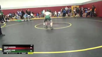 132 lbs Semifinal - Zach Sanders, Aztec vs Connor Lane, Green Valley