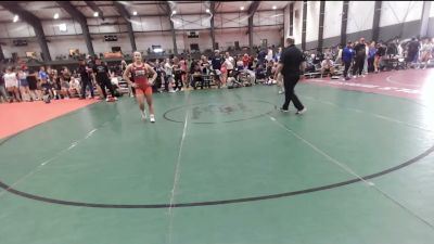 130 lbs Cons. Semis - Zorina Johnson, All Phase Wrestling vs Gretchen Fewell, Cowboy Mat Club