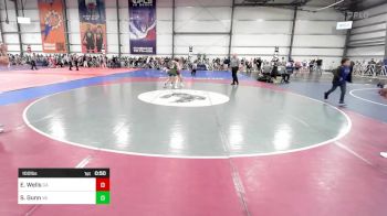 100 lbs Consi Of 16 #1 - Ella Wells, GA vs Sarina Gunn, VA