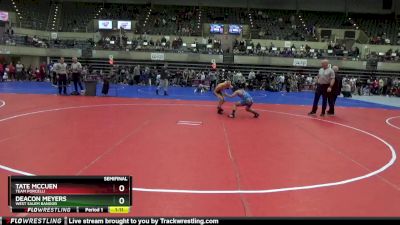 102 lbs Semifinal - Tate McCuen, Team Porcelli vs Deacon Meyers, West Salem Bangor