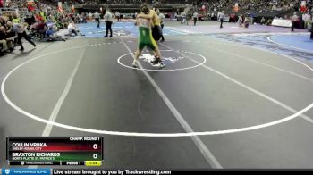 Champ. Round 1 - Braxton Richards, North Platte St. Patrick`s vs Collin Vrbka, Shelby-Rising City