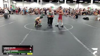 52 lbs Round 3 (4 Team) - Logan Galvez, Savage WA vs William Uszenski, 84 Athletes