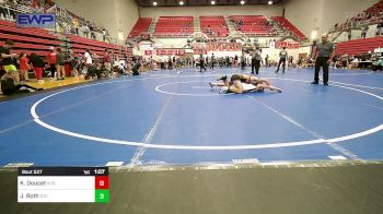 126 lbs Rr Rnd 2 - Kelton Doucet, Kansas Young Guns vs Jaxton Roth, Sallisaw Takedown Club