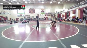 130 lbs Cons. Semi - Emmeline Livingston, LaGrande vs Elyse Asaro, Rocky Mountain