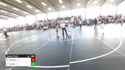 65 lbs Quarterfinal - Reynaldo Gallegos, NM Gold vs Carson Trujillo, La Familia