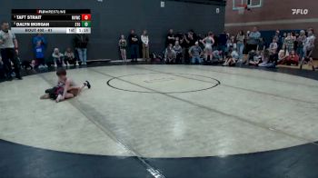 61 lbs Quarterfinal - Taft Strait, Marsh Valley Wrestling Club vs Dalyn Morgan, Small Town Grims