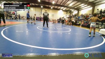 64-67 lbs Rr Rnd 1 - Corbin Hornberger, Grover Rains Wrestling Club vs Louis Littleton, Collinsville Cardinal Youth Wrestling