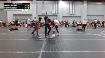 160 lbs Cons. Round 2 - Timothy Williams, Cardinals vs Idris Muhammad, MBCRD Youth Wrestling Club