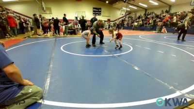 43-46 lbs Quarterfinal - Amelia Mairel, Perry Wrestling Academy vs Bentley Burchett, Raw Wrestling Club