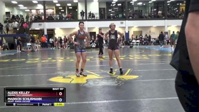 136 lbs Cons. Round 1 - Alexis Kelley, Indiana Tech University vs Madison Schlismann, Joliet Junior College