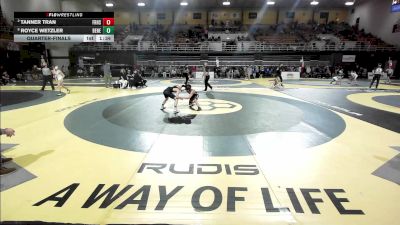 106 lbs Quarterfinal - Tanner Tran, Father Ryan vs Royce Wetzler, Benedictine Prep