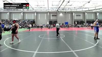 285 lbs Round Of 32 - Joseph Carbone Jr, North Haven vs Yasin Afrailov, Suffield/Windsor Locks