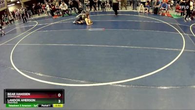 92 lbs Champ. Round 1 - Bear Hanssen, Wasatch WC vs Landon Amerson, Shootbox