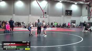 103 lbs Semifinal - Jackson Jerles, Alpha Elite vs Locklan Wisdom, Chelsea Swarm Wrestling