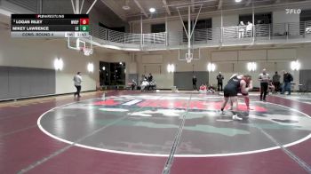 285 lbs Cons. Round 4 - Mikey Lawrence, Lake Stevens vs Logan Riley, West Valley (Spokane)