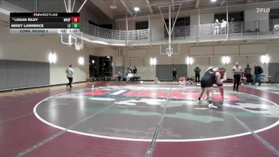 285 lbs Cons. Round 4 - Mikey Lawrence, Lake Stevens vs Logan Riley, West Valley (Spokane)