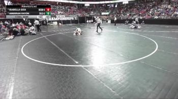 Girls 165 lbs Cons. Semi - Amerrah Kayon, Shoreland Lutheran-Girls vs Isabella Giza, McDonell Cath./Elk Mound-Girls